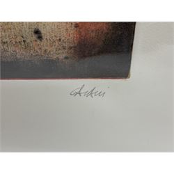 Renzo Galassi (Italian contemporary): 'Inys' and 'Zohan', pair screenprints signed titled and numbered 6/30 and 11/30, respectively, 64cm x 33cm (2) (unframed)