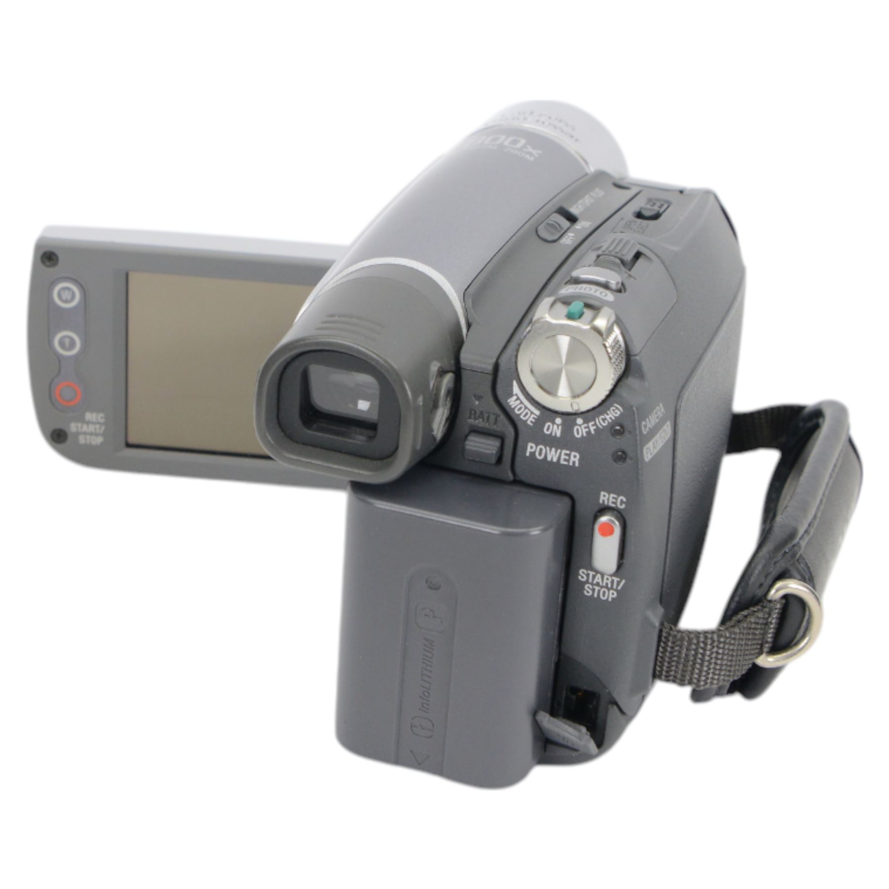 Olympus MJU Zoom 115 all weather compact camera serial no. 5555309, in soft shell case with instructions, together with an Olympus MJU 740 all weather digital camera serial no. C53508094, boxed with instructions and a Sony Handycam DCR HC24 serial no. 1251456, in soft case with instructions 