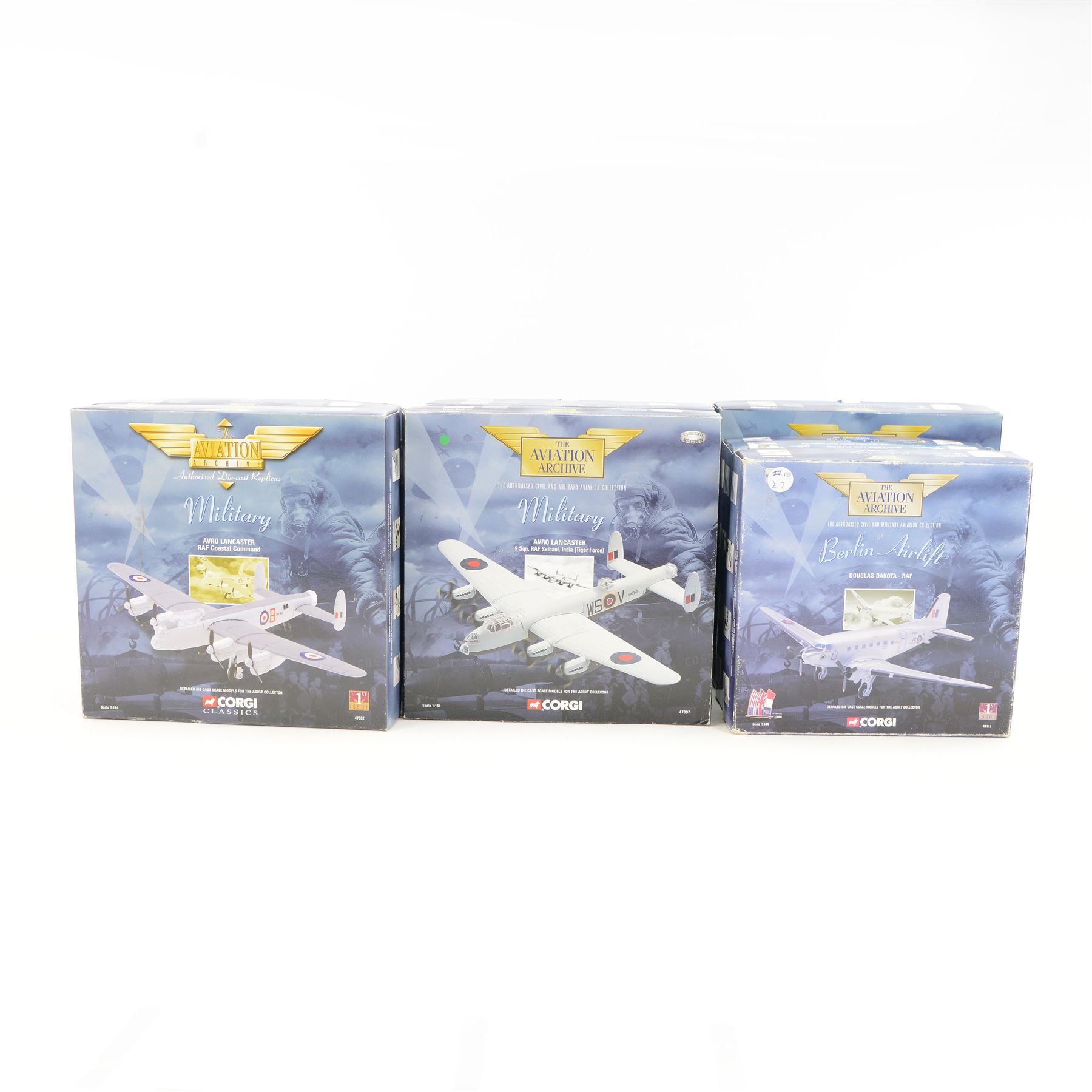 Twelve Corgi The Aviation Archive 1:144 scale diecast Berlin