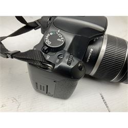 Canon EOS 450D camera with Canon Zoom lens 'EF-S 18-55mm 1:3.5-5.6 IS' with carry bag