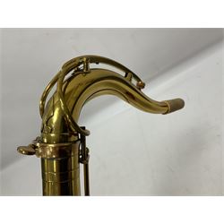 French Henri Selmer 1935 Radio Improved Tenor B flat Saxophone No 20344, with a velvet lined hard case
One of only 550 produced in that year