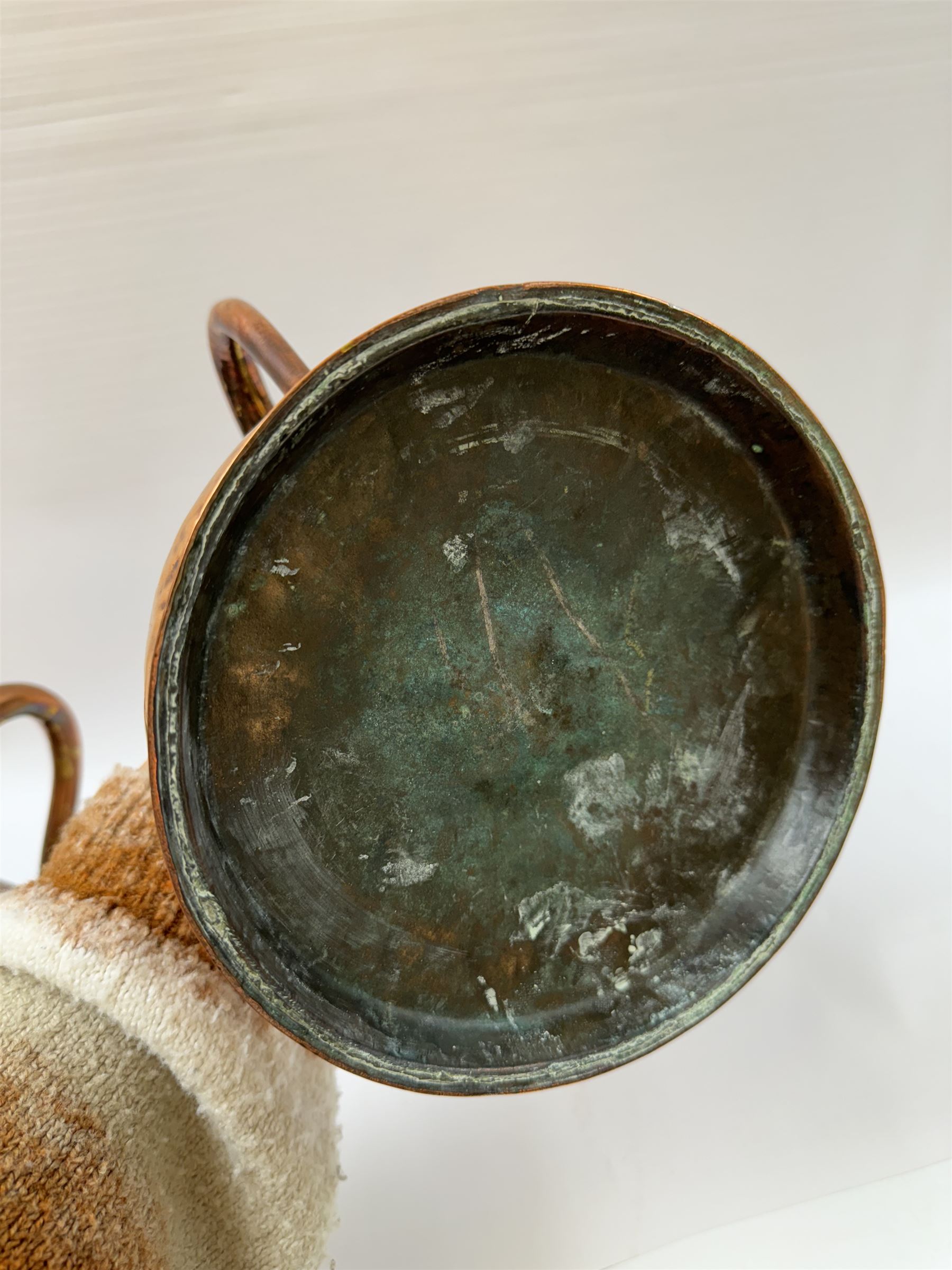 Graduated set of four copper haystack measures, by Corrie & Son Perth