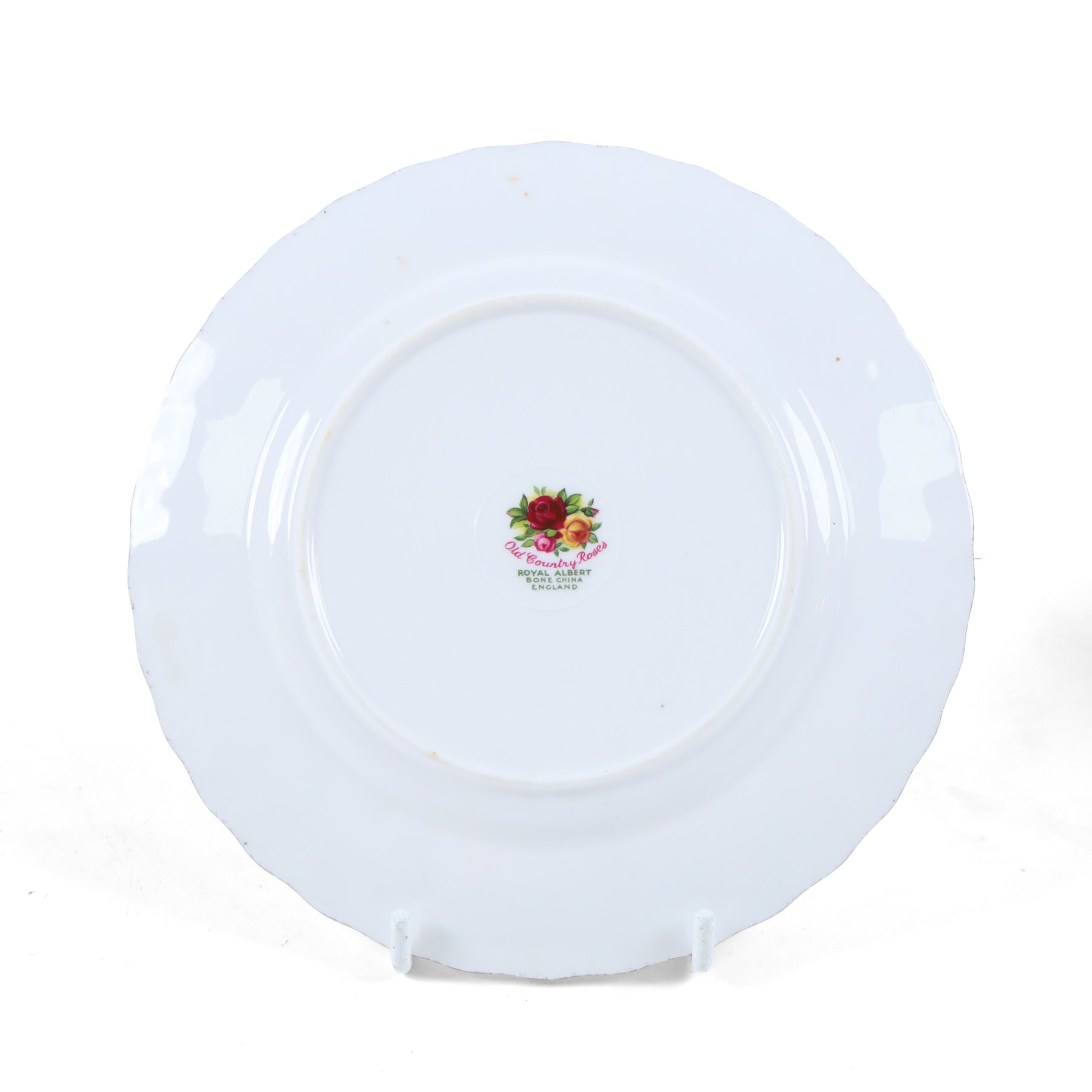 Royal Albert Old Country Roses tea set, comprising cake stand, milk jug, seven dessert plates, seven cups and ten saucers 