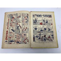 The Magic Beano Book Published 1950 by D.C. Thomson, 127 pages, pictorial card covers depicting Biffo painting the Beano bunch