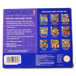 Nintendo Gameboy handheld game console in black, boxed, with seven games comprising Pokemon Blue, Arcade Classic 3: Galaga and Galaxian, Tetris, Tetris 2, Wario Blast, Arcade Classics Super Breakout Battlezone and Arcade Classics 1 Asteroids and Missile Command, all unboxed