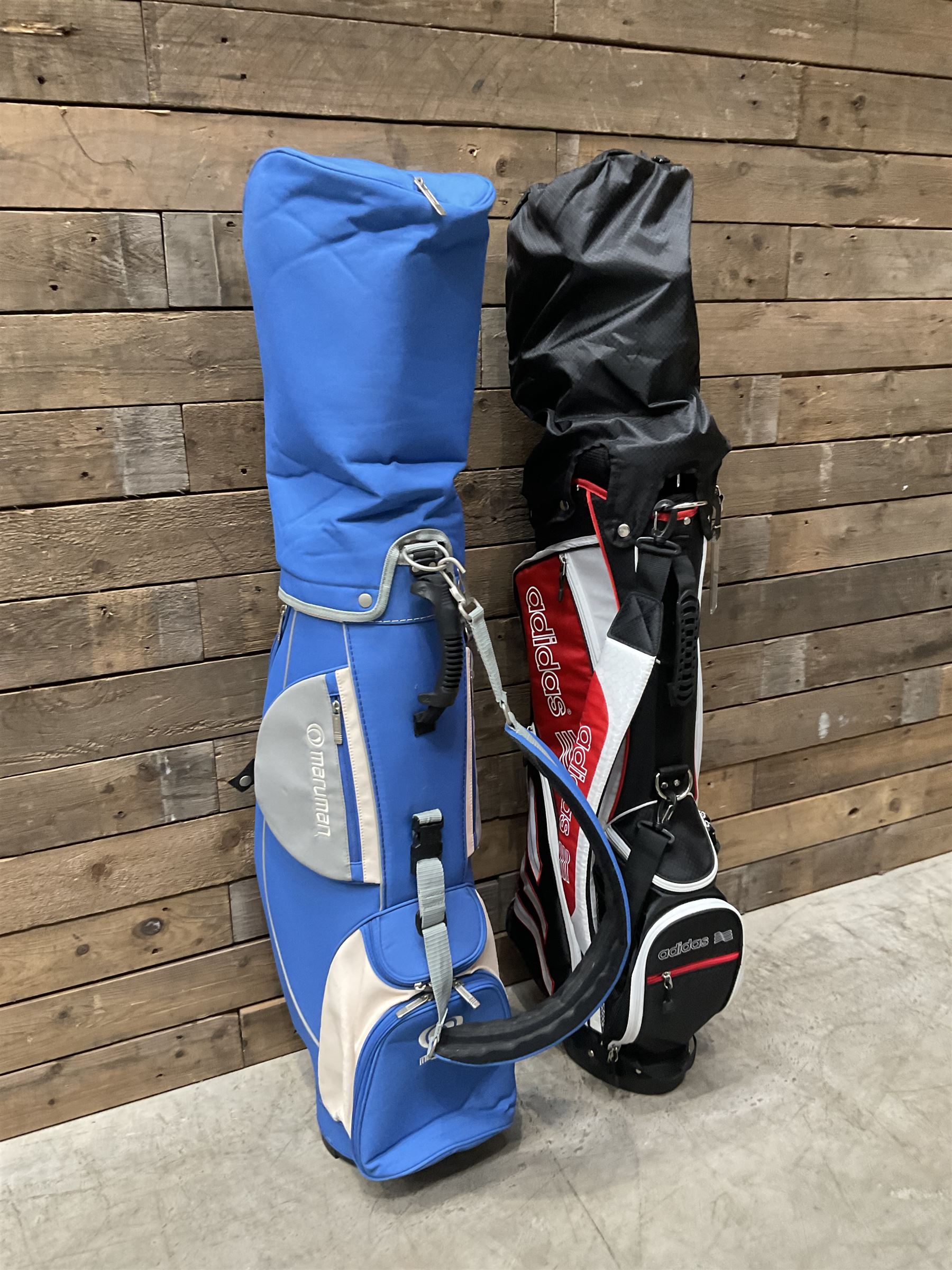 Two sets of golf clubs maruman and adidas