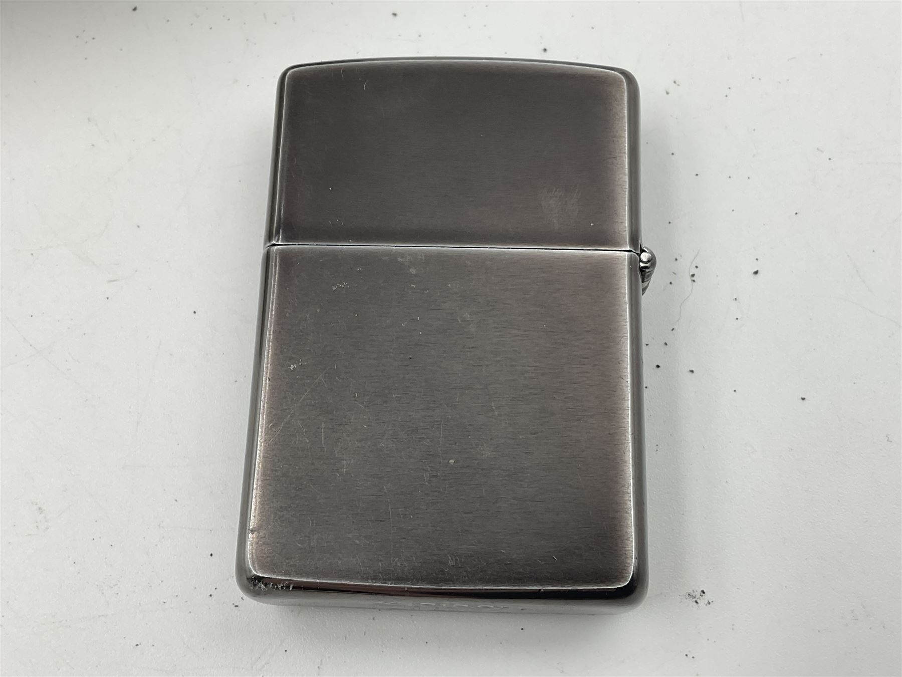 Zippo 60th anniversary lighter, dated 1932-1992, in commemorative tin