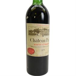 Chateau Pavie, 1975 Saint Emilion Premier Grand Cur Classe, unknown contents or proof 