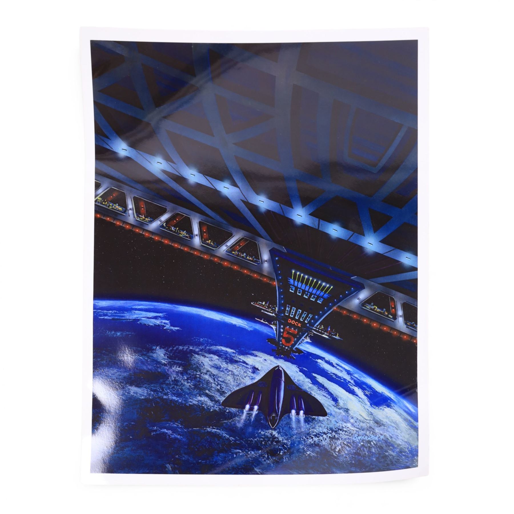 Paul Swendsen (American 20th Century): Eighteen science fiction posters, including cover art and book illustrations, 42x61cm

Notes: This item is from the private collection of Arthur C. Clarke's brother.