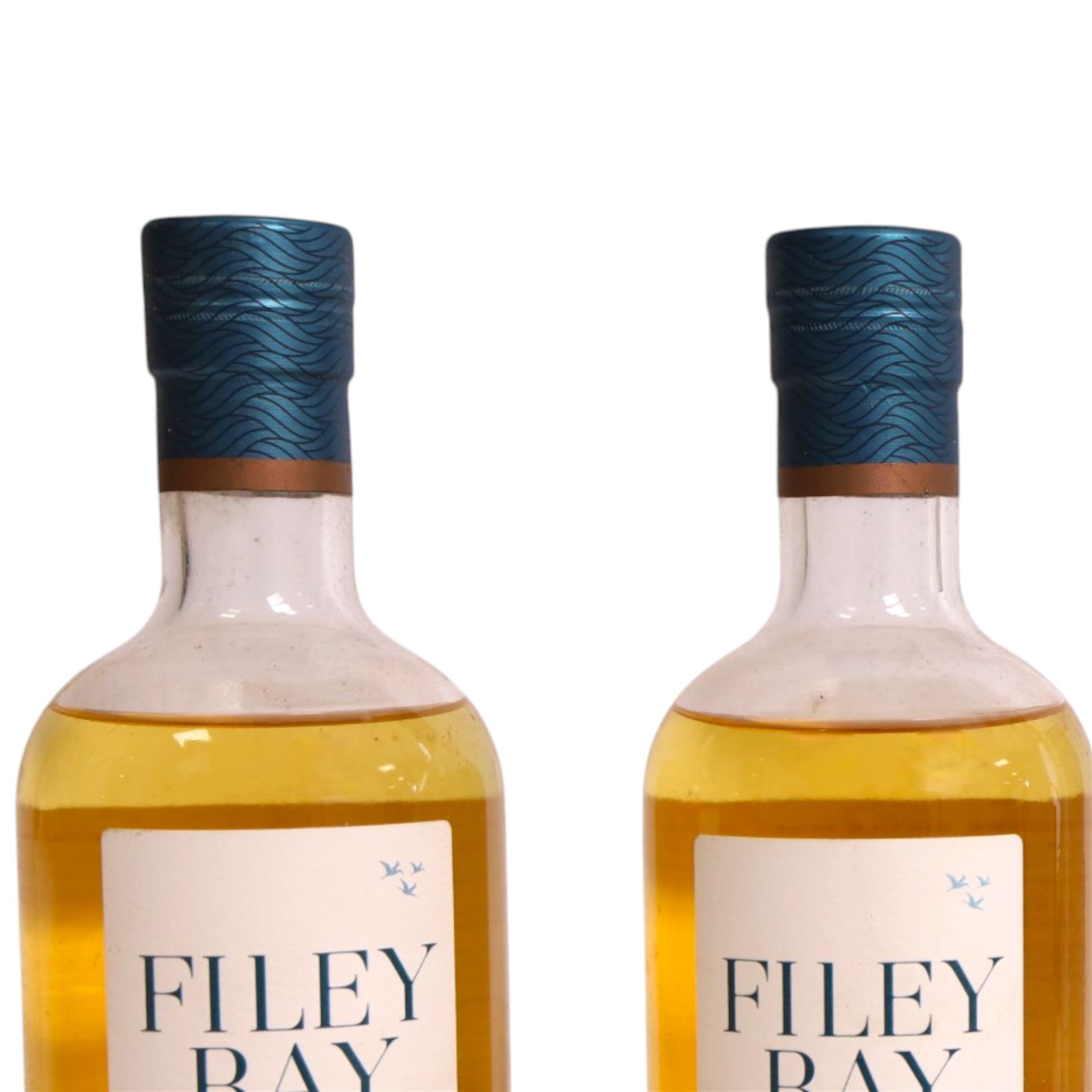 Spirit of Yorkshire Distillery, Filey Bay First Release single malt whisky, 70cl 46% vol and Filey Bay Second Release single malt whisky 70cl 46% vol