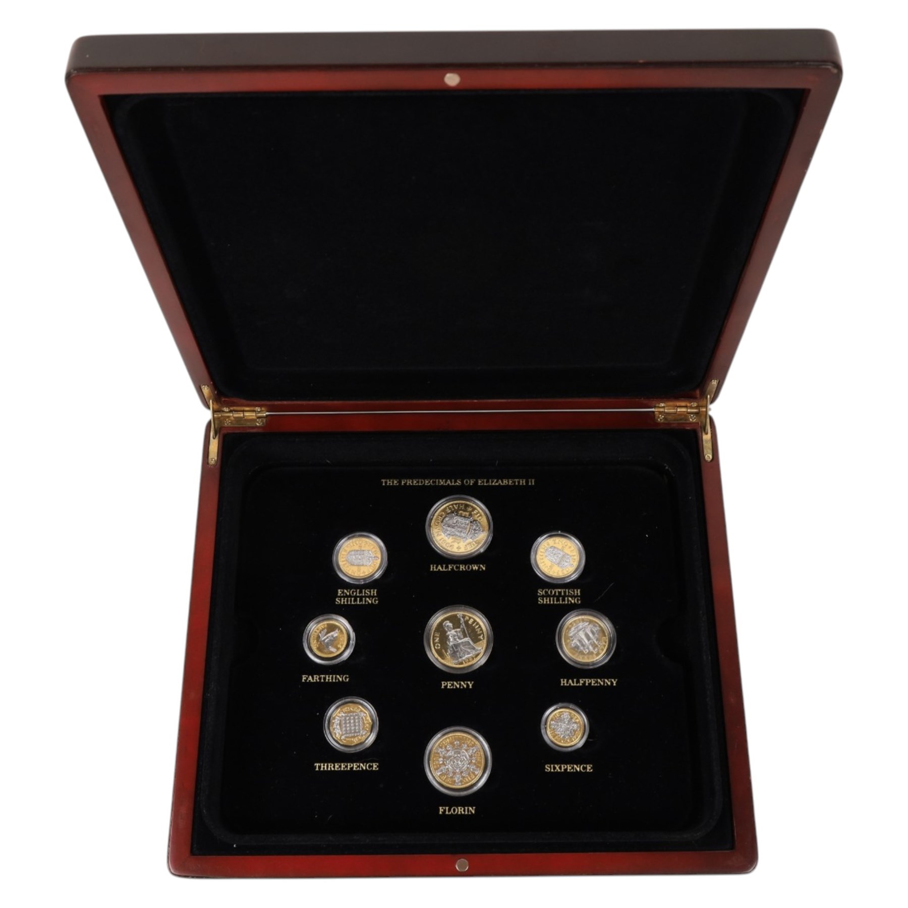 'The Royal House of Windsor' and 'Changing Face of Britain's Coinage' coin collections, issued by The London Mint Office, cased with certificates