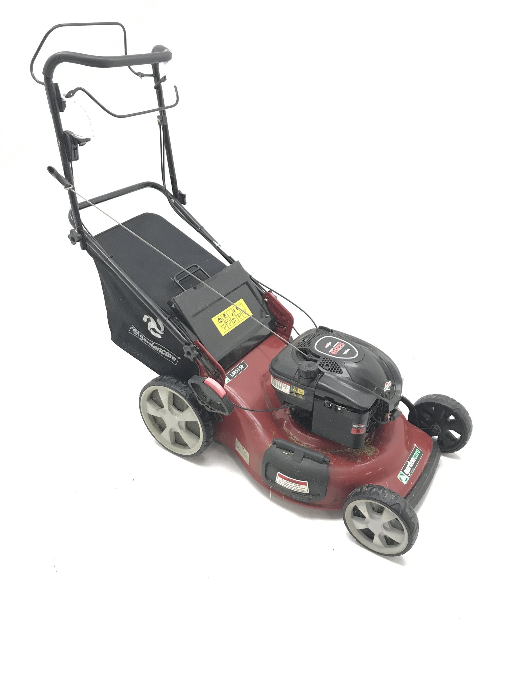 Gardencare LM51SP lawn mower with Briggs & Stratton petrol engine 