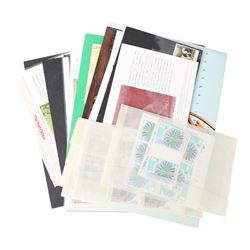 Queen Elizabeth II mint decimal stamps mainly in presentation packs, face value of usable postage approximately 180 GBP