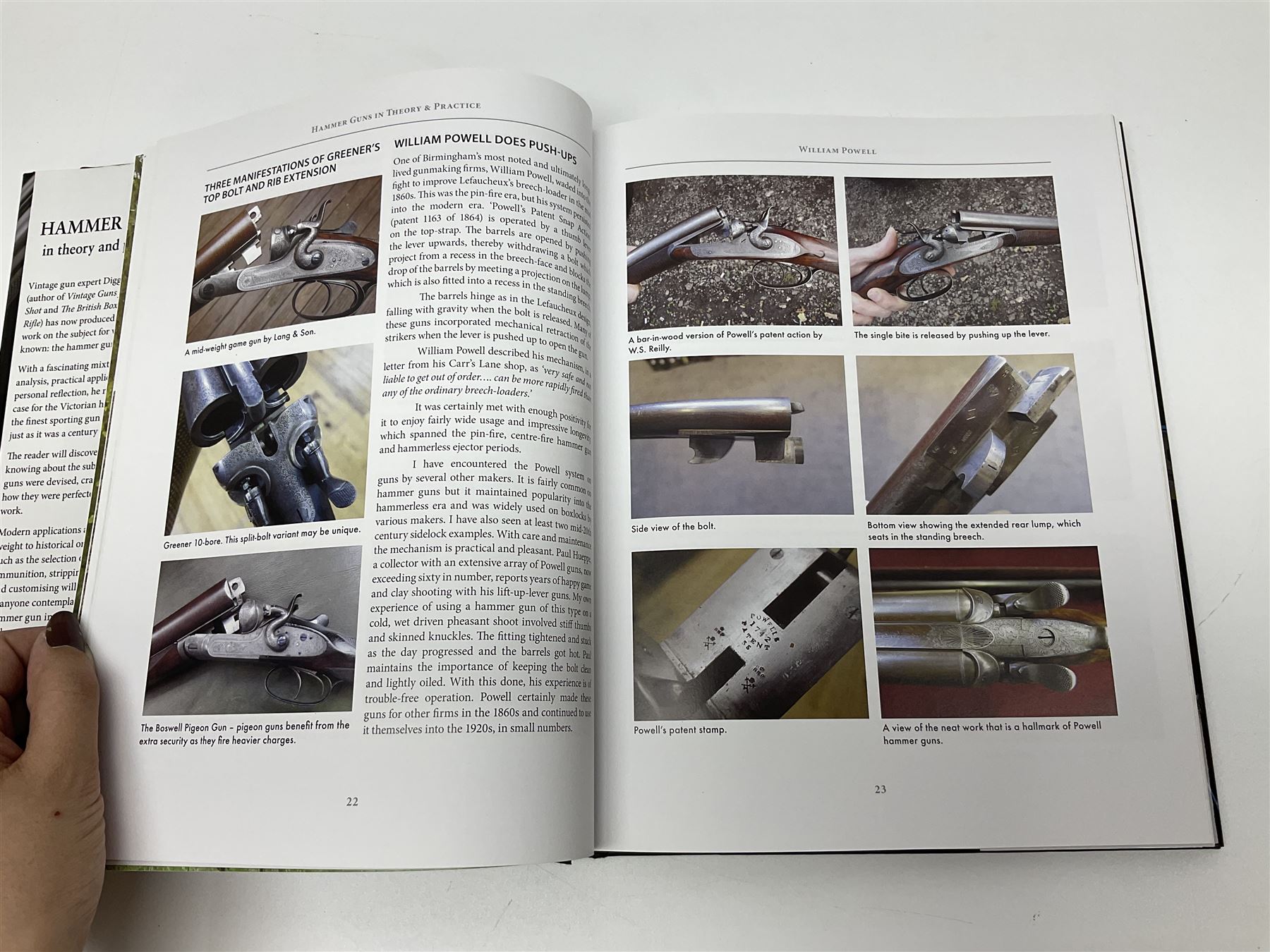 Dallas Donald: Holland & Holland The Royal Gunmaker The Complete History. 2003 Quiller Press; and three other books on guns by Diggory Hadoke - Hammer Guns in Theory and Practice. 2016; Vintage Guns for The Modern Shot. 2007; and The British Boxlock Gun & Rifle. 2012; all with dustjackets (4)