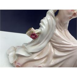 Two Royal Worcester figures, comprising A Gift of Love from the Age of Romance Series, limited edition 325/500, with certificate and original box and Royal Premier from the Glittering Occasions series, with original box 