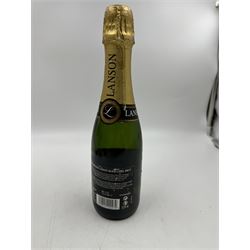 Mixed champagne; Chateau D'ay Ayala & Co 1919, Oudinot a Epernay, Antoine de Clevecy and Lanson Black Label, various contents and proof (4)