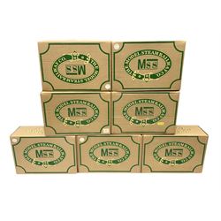 MSS (The Model Steam Specialist) '0' gauge - seven constructed rolling stock kits including coal wagons, guards vans, passenger coaches etc; in five boxes with instructions; and two boxed similar wagon construction kits