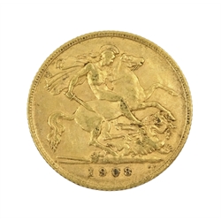 King Edward VII 1908 gold half sovereign coin