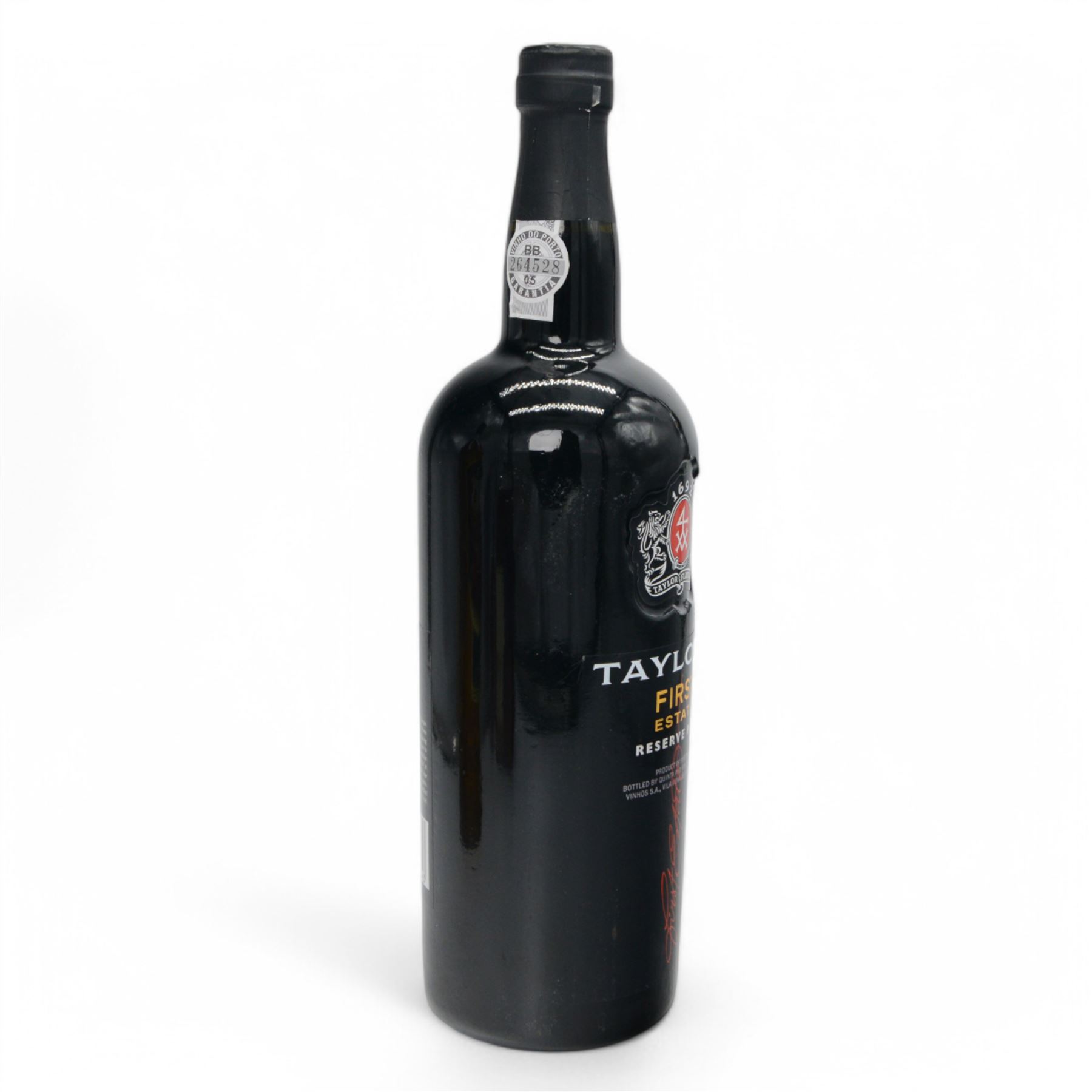 Mixed alcohol; comprising Taylor's First Reserve port 20% vol 100cl, Hine Rare & Delicate cognac 40% vol 70cl and Grants blended Scottish whisky 40% vol 1 litre 