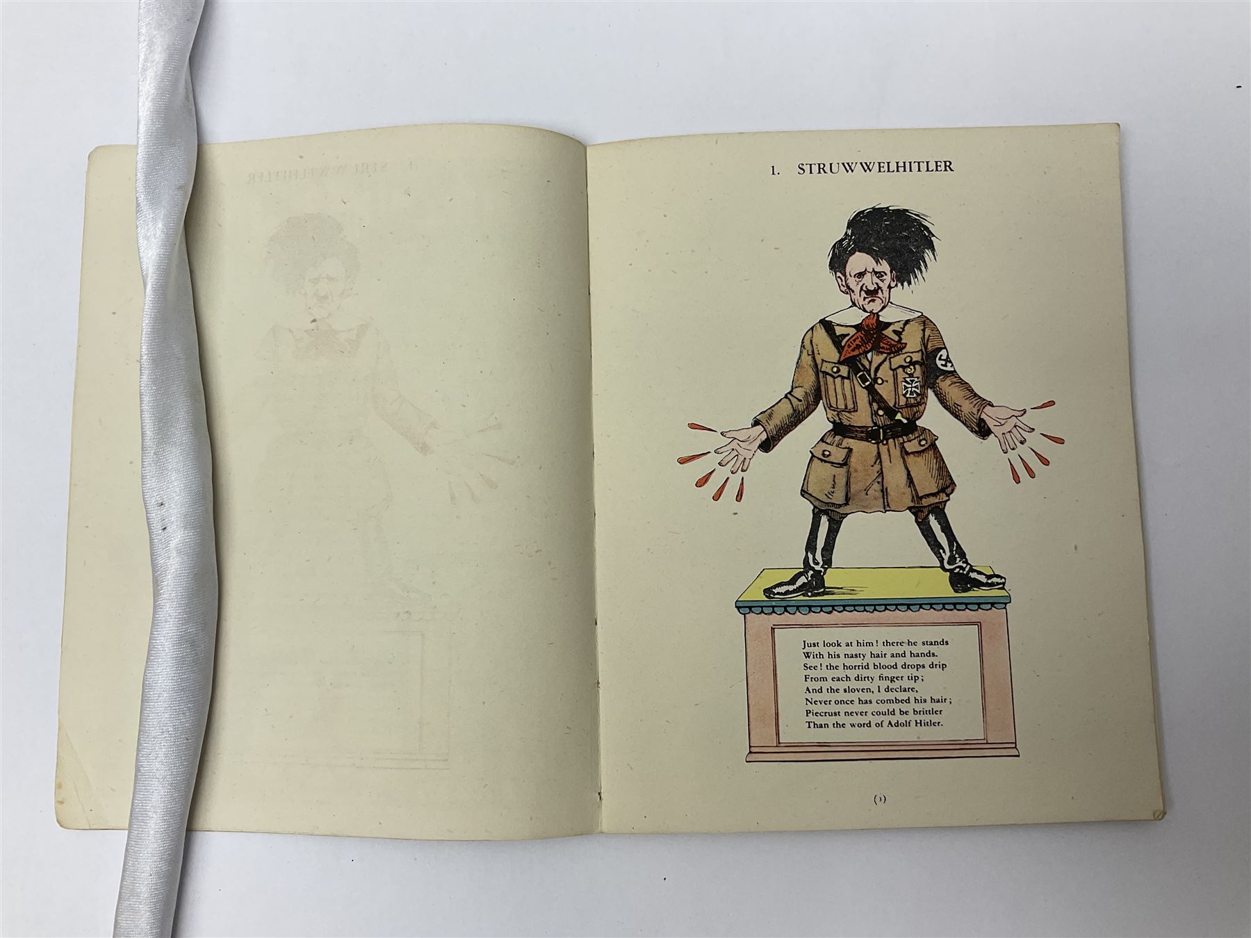 Dr Heinrich Hoffmann; Struwwelpetr, pub. George Routledge & Sons Ltd, together with Doktor Schrecklichkeit; Struwwelhitler, A Nazi Story Book, paperback, pub. Daily Sketch and Sunday Graphic Ltd