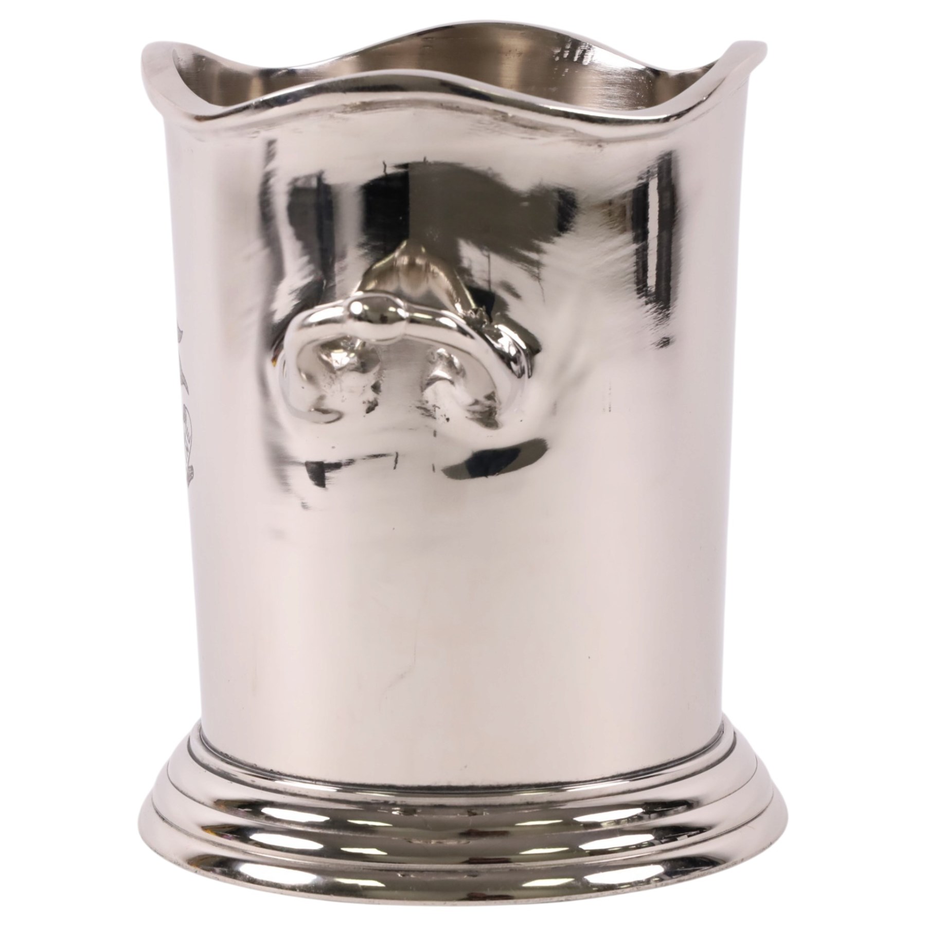Twin handled reproduction White Star Line wine cooler, H24cm