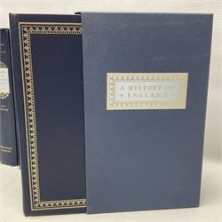 Folio Society; A History of England series, 12 vols by various authors, including: G. M. Trevelyan; G. R. Elton; Asa Briggs; and others, all in their original slipcases