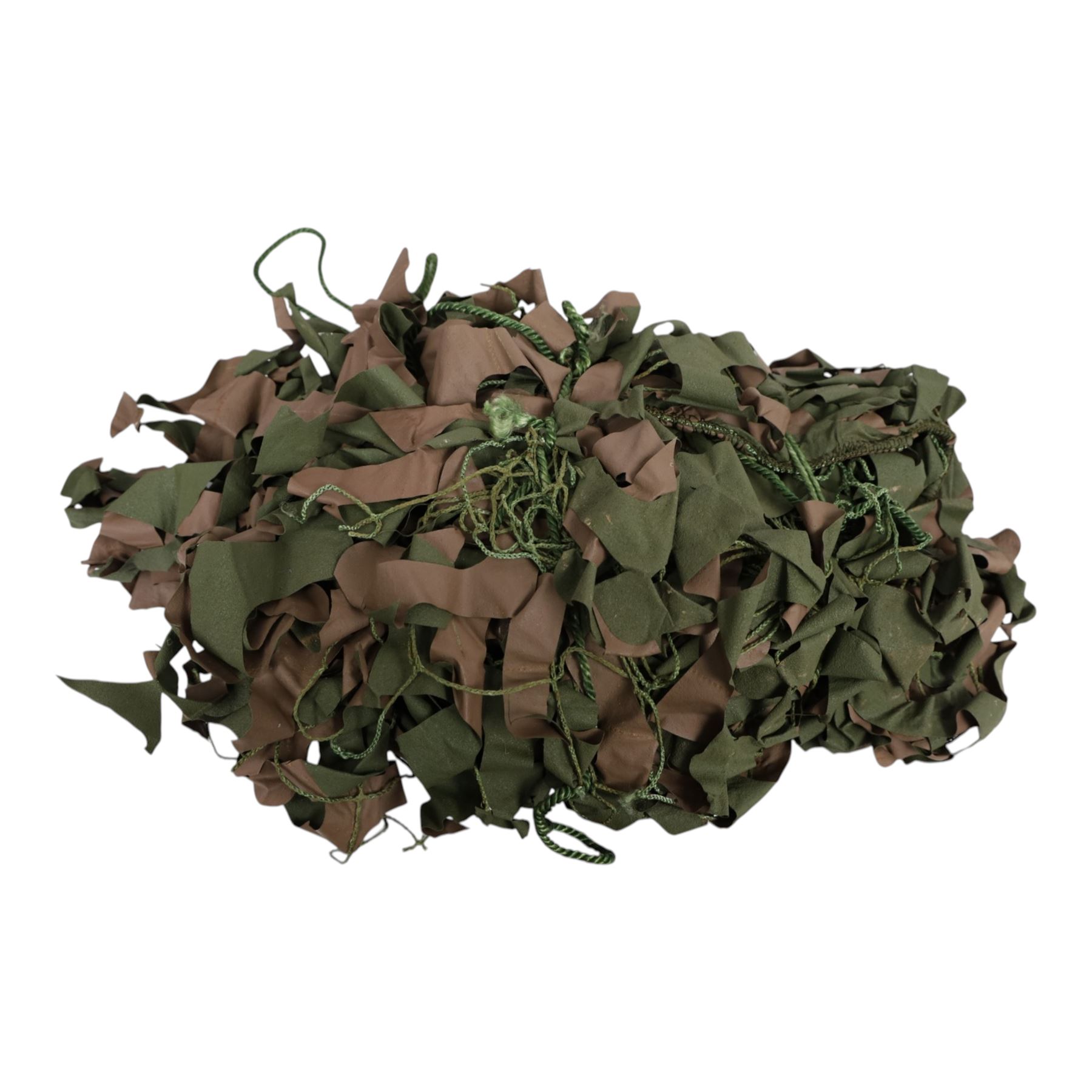 Camouflage bag filled with camouflage netting and Pigeon decoys