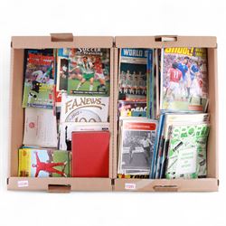 1950s and later football magazines, including North West Soccer Coaching, FA News, Footbal...