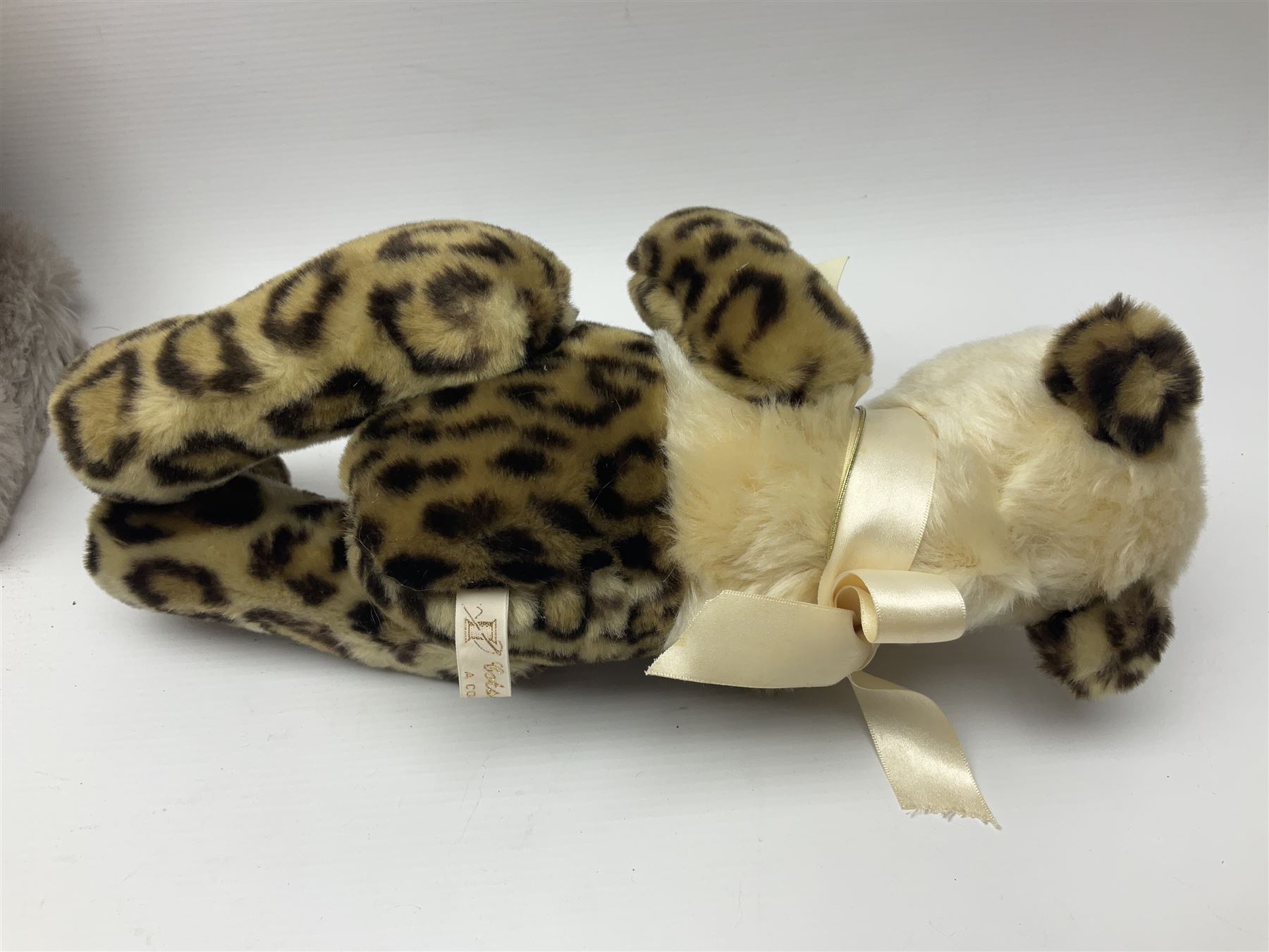 The Cotswold Bear Company - three limited edition teddy bears comprising ‘Lucas’ no. 1/1 H37cm and ‘Stonehenge’ no. 2/15 H39cm, both from the Back to the Wild Cub collection; and ‘Monsoon’ no. 3/10 H34cm from the Safari collection; all with original labels and purchase receipts (3) 