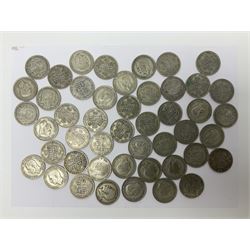 Approximately 650 grams of Great British pre 1947 silver halfcrown coins