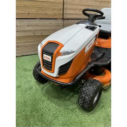 Stihl RT5097 petrol ride on lawnmower, 3 years old - THIS LOT IS TO BE COLLECTED BY APPOINTMENT FROM DUGGLEBY STORAGE, GREAT HILL, EASTFIELD, SCARBOROUGH, YO11 3TX