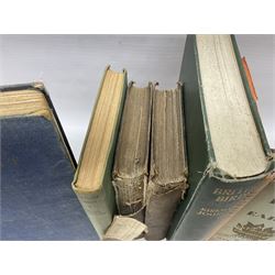 Books - Natural History - Robert Mudie, Mudies British Birds, The Feathered Tribes of the British Isles, two volumes, second edition, Whittaker & Co., Ave Maria Lane, London, 1735, chromolithographic plates, Peter Scott, Morning Flight, A Book of Wildfowl, Hazell, Watson & Viney Ltd, London and Aylesbury, 1947, F B Kirkman & F C R Jourdain, British Birds, London T C & E C jack Limited, Edinburgh, 1932, plus other examples on ornithology, (7)


