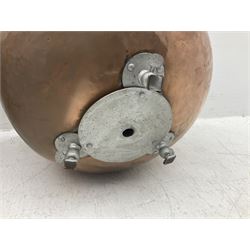 Pair of vintage copper timpani drums D65cm H46cm (2)