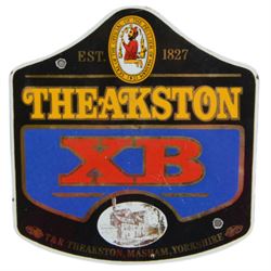 Cask Marque enamel sign, together with Theakston XB sign and Wadworth 6x sign 