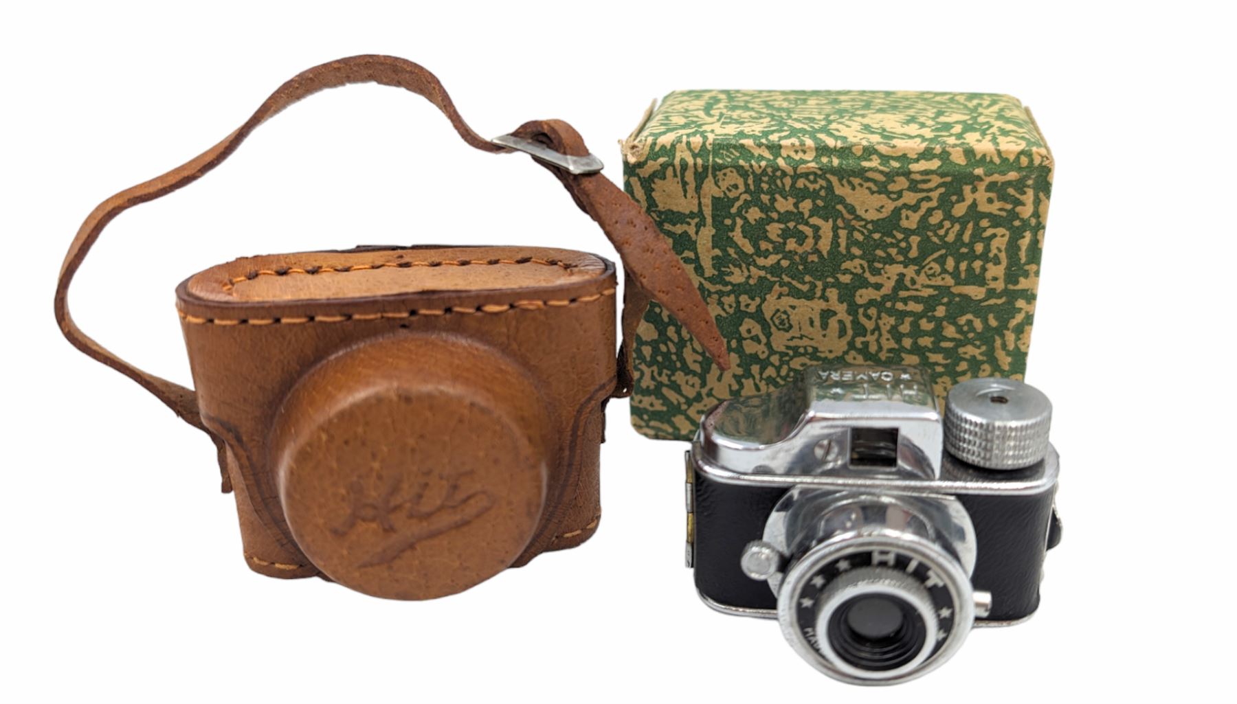 HIT spy camera, in original case, with box