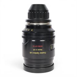 Cooke Mini S4/i 50mm T2.8 prime lens with PL mount, serial no. 8050-0714, with front and back lens caps