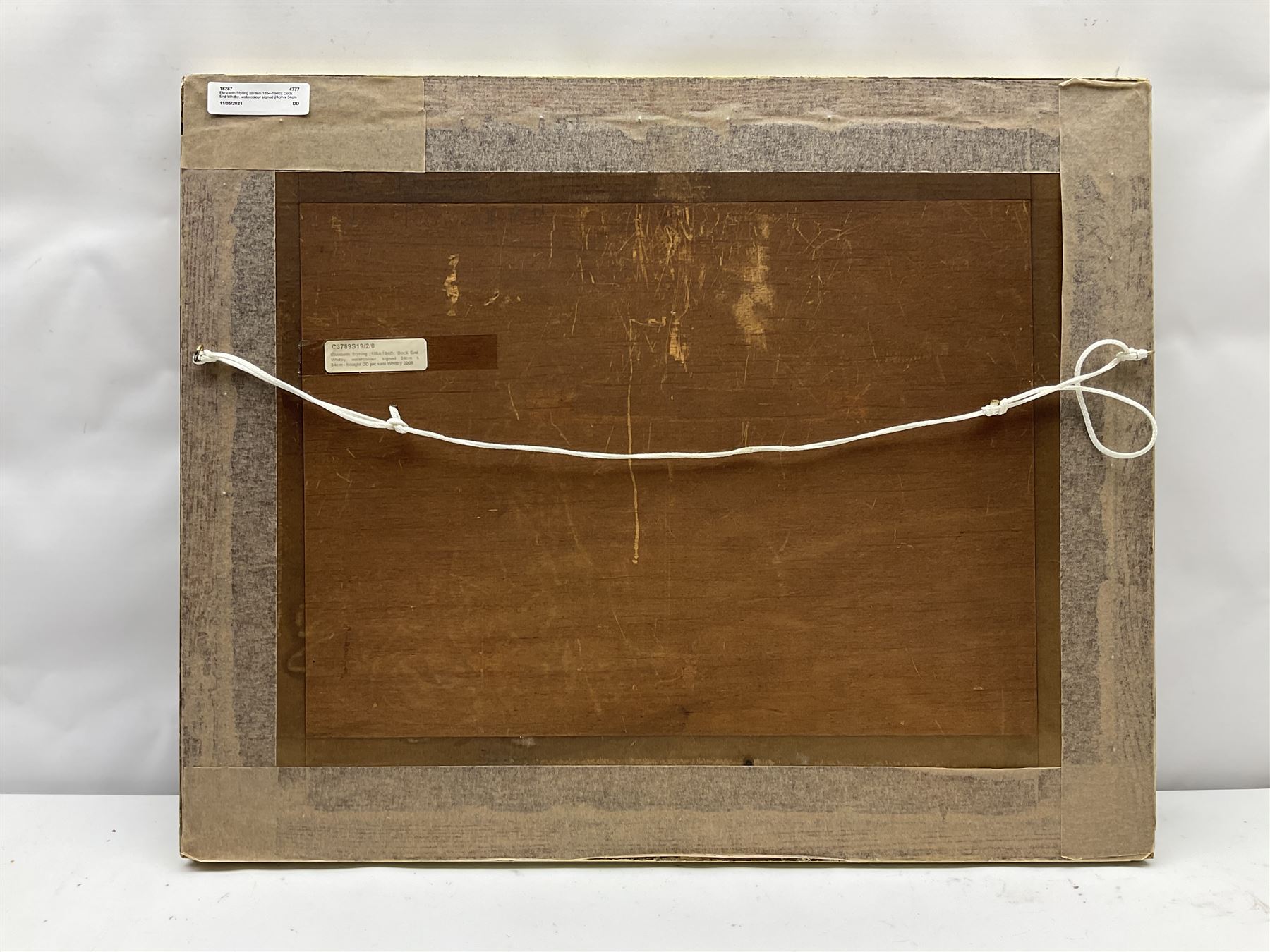 Elizabeth Styring (British 1854-1940): Dock End Whitby, watercolour signed 24cm x 34cm 