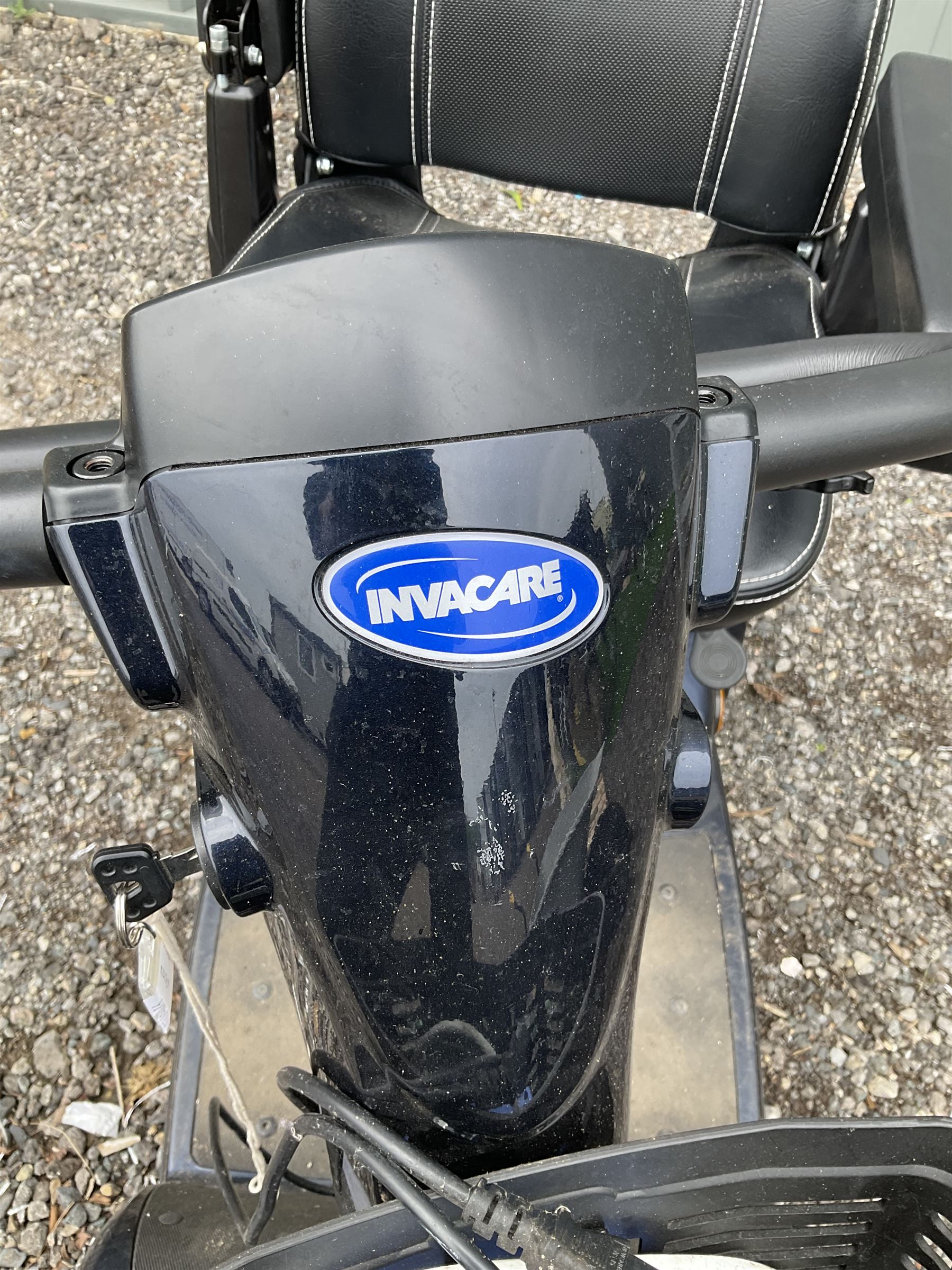 Invacare Leo Four wheel mobility scooter with charger and key  - THIS LOT IS TO BE COLLECTED BY APPOINTMENT FROM DUGGLEBY STORAGE, GREAT HILL, EASTFIELD, SCARBOROUGH, YO11 3TX