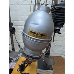 Five mid-20th century photographic enlargers including two The Wasp Enlarger, Paragon Focus-Spot Enlarger, Ensign Standard Enlarger and Lancaster tin plate example 