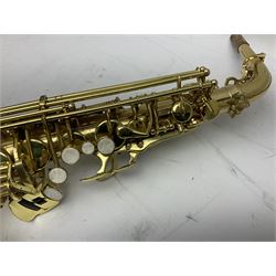 John Packer JP41 alto saxophone, serial no.04102684; in carrying case with crook and strap