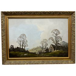 Vincent Selby (British 1919-2004): 'Farm in the Peak', oil on canvas signed, labelled verso 50cm x 75cm