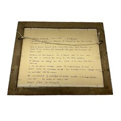 Florence Lockwood (British 1861-1937): Cottage in the Woods, watercolour signed 23cm x 31cm
Notes: Florence Lockwood was a notable suffragette