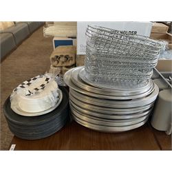 Quantity of Stainless oval trays, composite trays, mesh trays- LOT SUBJECT TO VAT ON THE HAMMER PRICE - To be collected by appointment from The Ambassador Hotel, 36-38 Esplanade, Scarborough YO11 2AY. ALL GOODS MUST BE REMOVED BY WEDNESDAY 15TH JUNE.