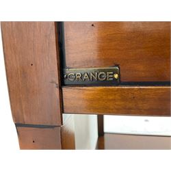 Grange Furniture cherry wood square lamp table