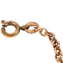 Two 9ct gold chains