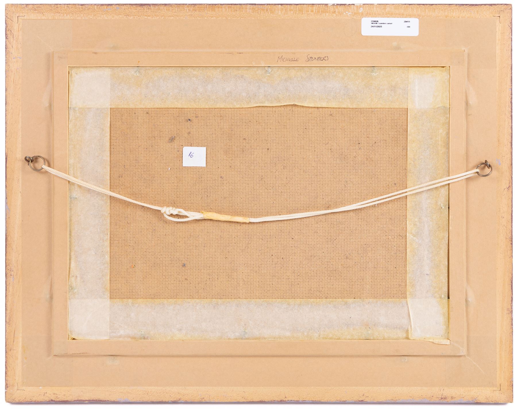 Michelle Saunders (British 1936-): Lythe Bank looking towards Sandsend, oil on board signed 25cm x 35cm 