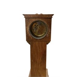 French- late19th century miniature scale longcase clock standing 13