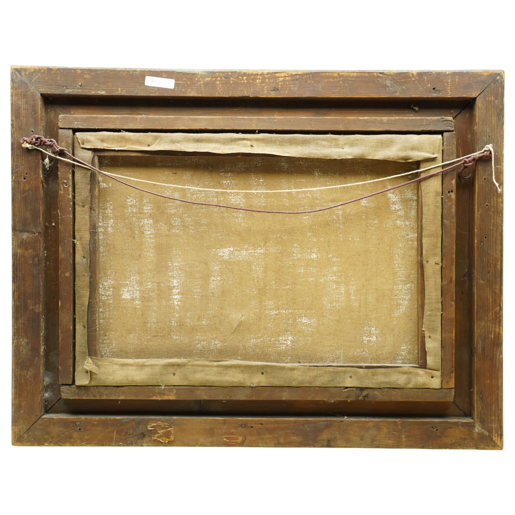 Paul S Robinson (British Mid-20th century): Figures on a Street in Hull, oil on canvas signed and dated 1953, 46cm x 66cm