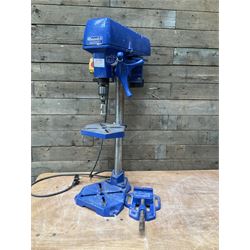 Record DMD28 1380rpm pillar drill and clamp  - THIS LOT IS TO BE COLLECTED BY APPOINTMENT FROM DUGGLEBY STORAGE, GREAT HILL, EASTFIELD, SCARBOROUGH, YO11 3TX