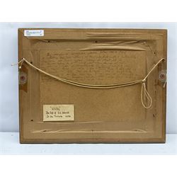 Cornelius Wagner (German 1870-1956): Tate Hill Sands and East Cliff Whitby, oil on canvas board signed 25cm x 34cm